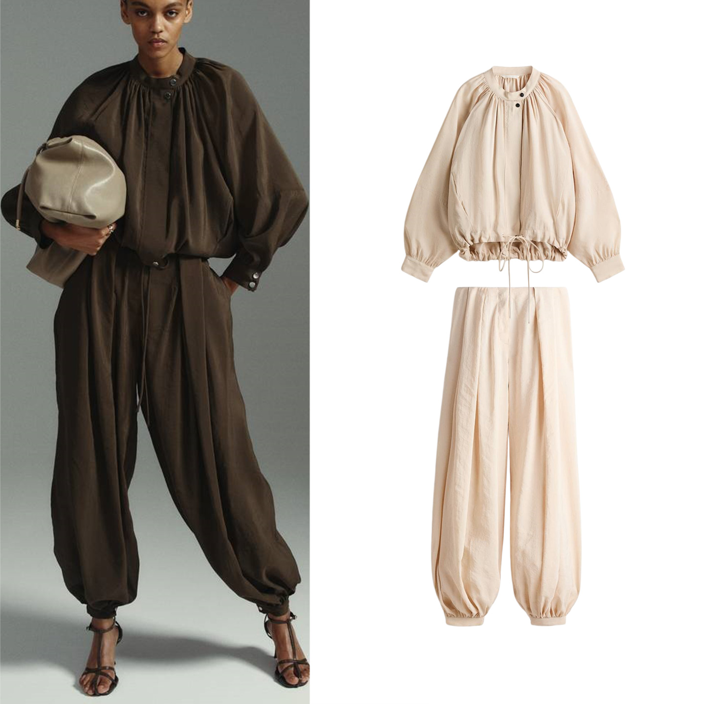 Women'S Fashion Essentials - Chinese Style Stand Collar Long Sleeve