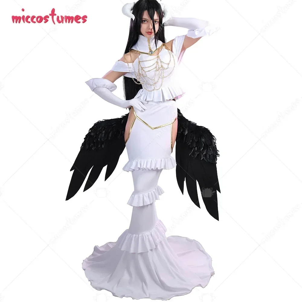 Women'S Fashion Gloves - Miccostumes Women Anime Cosplay Costume White