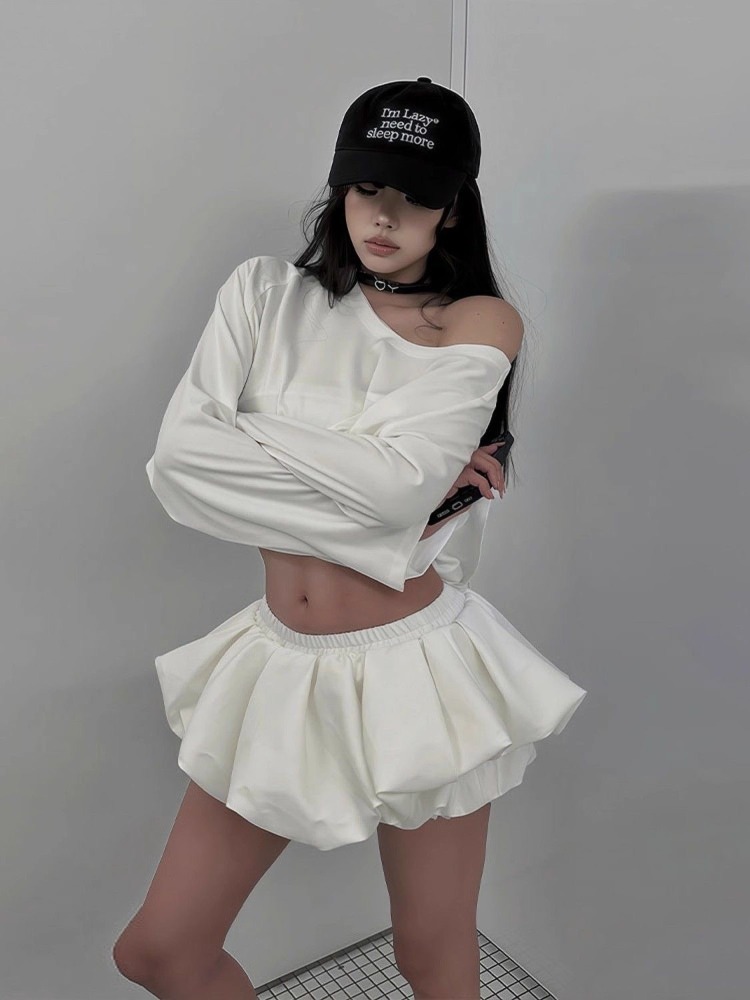 Asymmetric Top Women - 2025 Harajuku Fashion Design Casual Suits