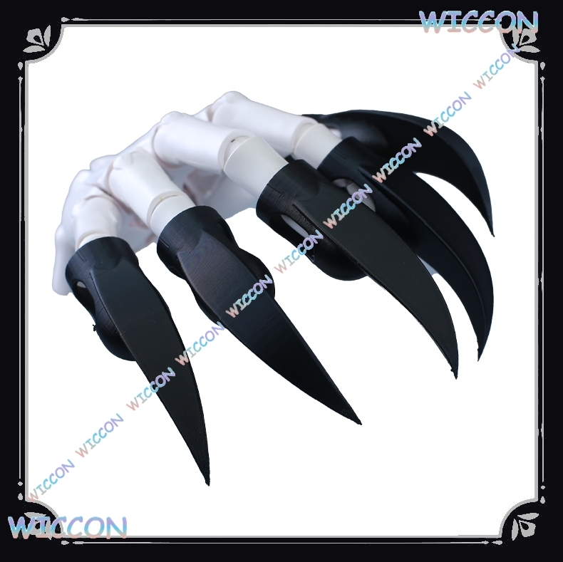 Women'S Fashion Gloves - Animal Costume Fingernails Black Beast Claw