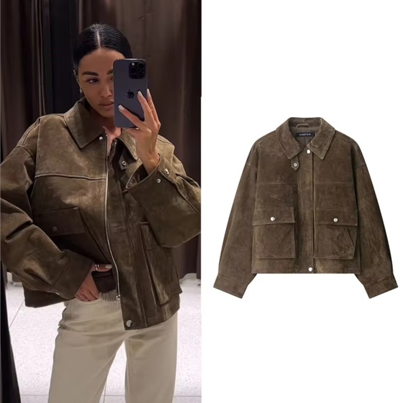 Women'S Fashion Bomber Jacket - Retro Bomber Jackets Women 2025 New