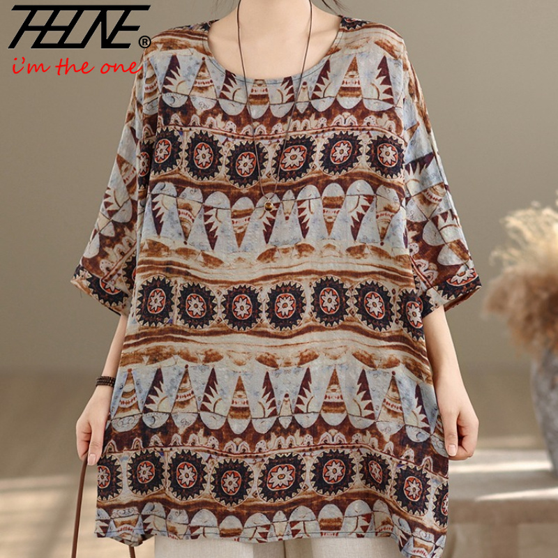 Women Fashion Blouse - THHONE Plus Size Fashion Summer Woman