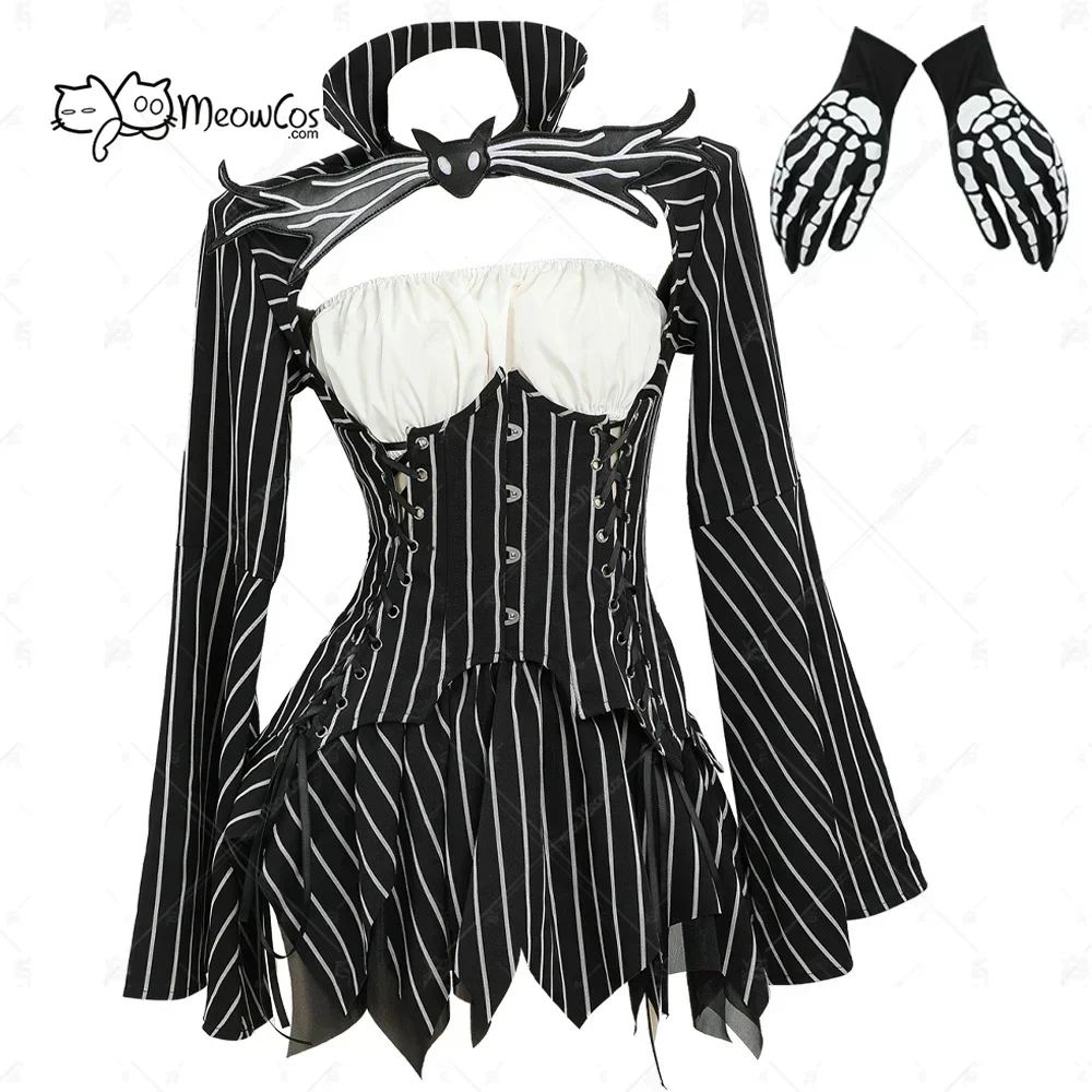 Women'S Fashion Gloves - MEOWCOS Women's Jack Cosplay Costume Halloween