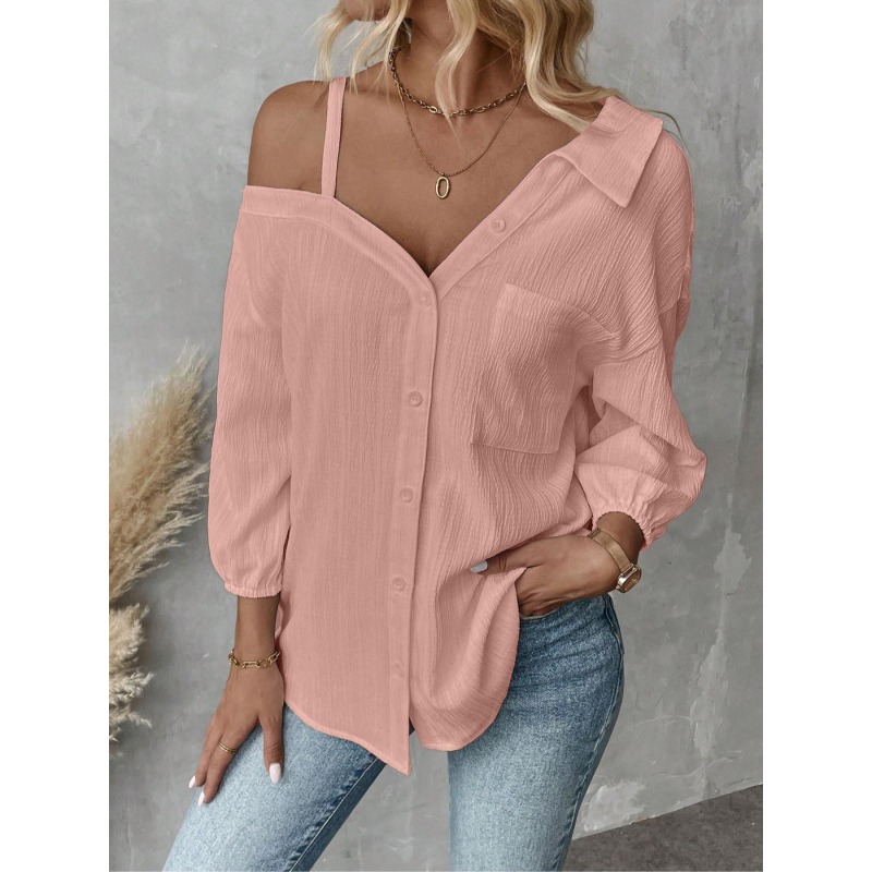 Asymmetric Top Women - Plus Size1XL-5XL Women Blouses Top Lady