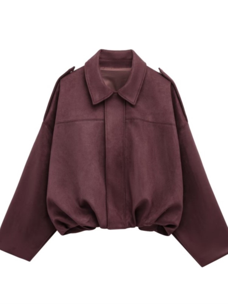 Autumn Winter New Fashion Sued - Women'S Fashion Bomber Jacket review and price