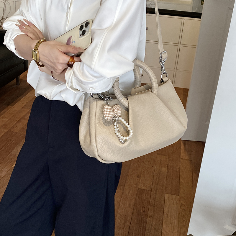 Pleated Design Round Top-handl - Women'S Fashion Boutique review and price