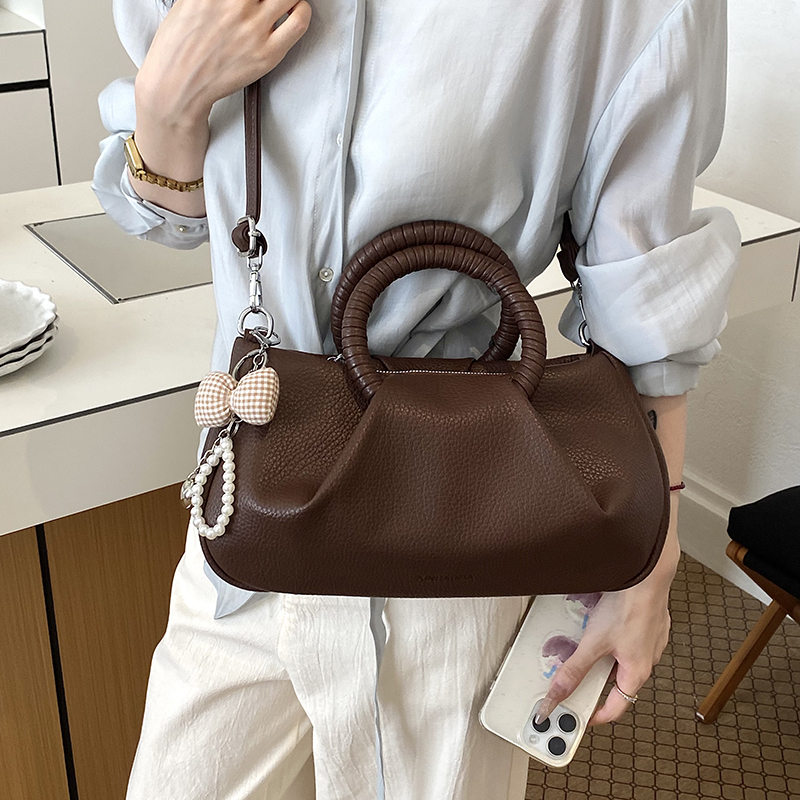 Pleated Design Round Top-handl - Women'S Fashion Boutique review and price