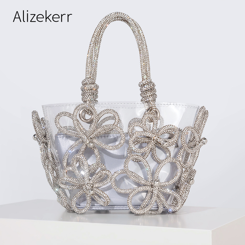Diamond Flower Transparent Tot - Women'S Fashion Boutique review and price