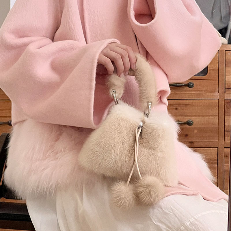 Y2K Real Mink Fur Handbag Wome - Women'S Real Y2K Fashion review and price