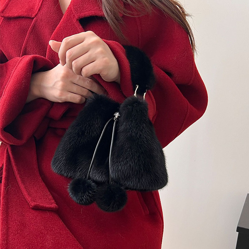Y2K Real Mink Fur Handbag Wome - Women'S Real Y2K Fashion review and price