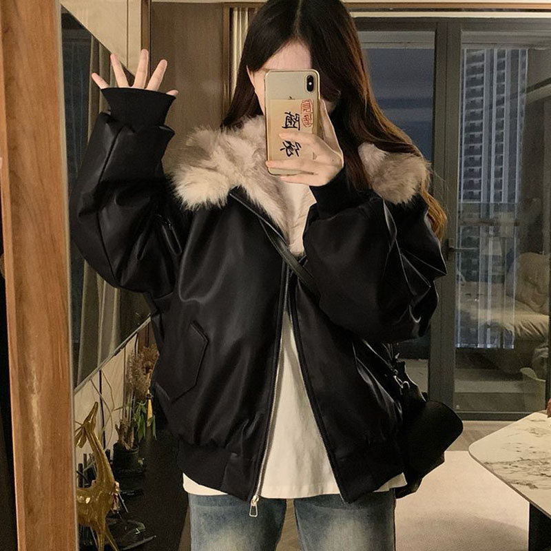 Winter Thick Warm Fleece Hoode - Women'S Fashion Bomber Jacket review and price