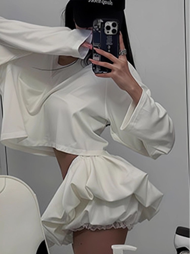2025 Harajuku Fashion Design C - Asymmetric Top Women review and price