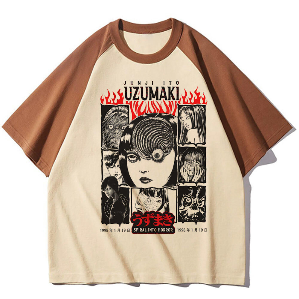 Junji Ito top tees girl Digita - Women'S Fashion From The 80S review and price