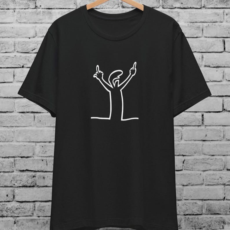 Angry La Linea Unisex T-Shirt  - Women'S Fashion From The 80S review and price