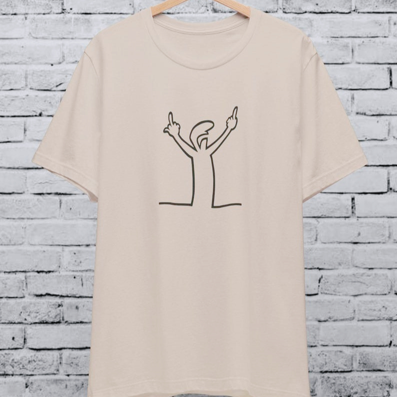 Angry La Linea Unisex T-Shirt  - Women'S Fashion From The 80S review and price