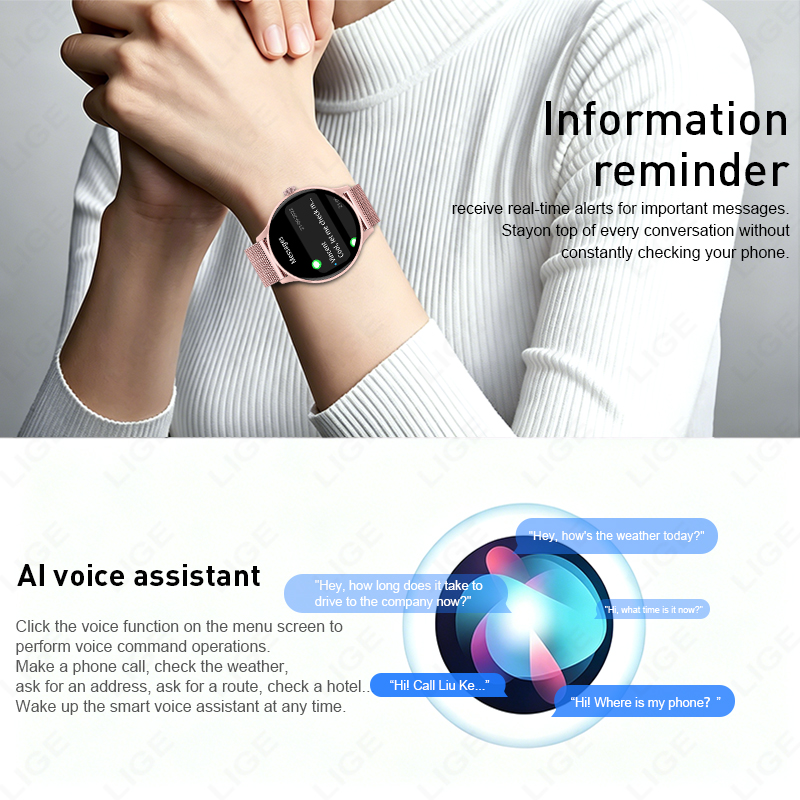 LIGE Waterproof Women's Smart  - Women Fashion Week 2026 review and price