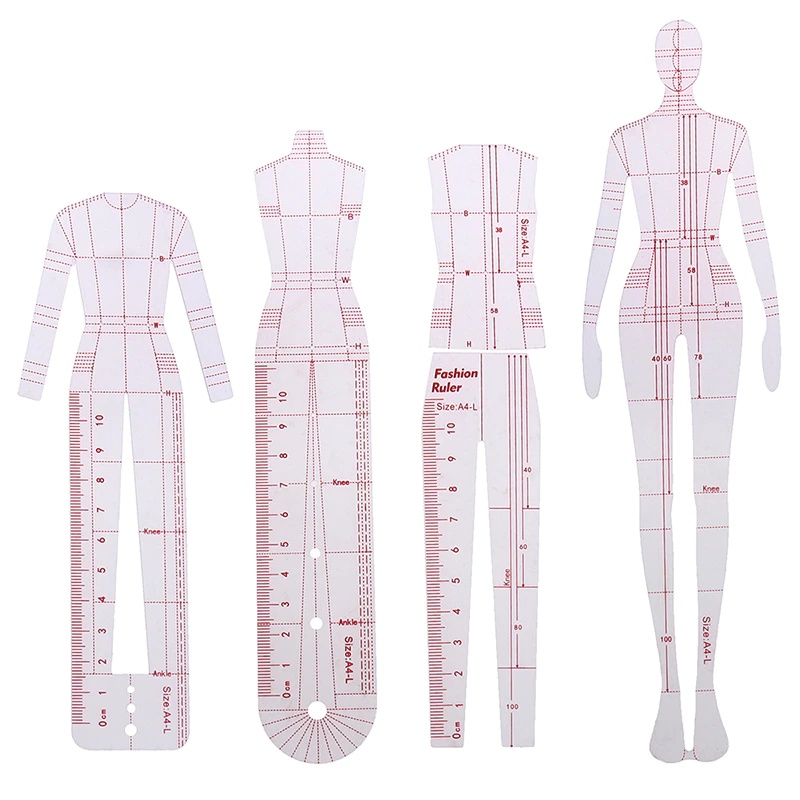 1 Set Women Fashion Drawing Ru - Women Fashion Figure Template review and price