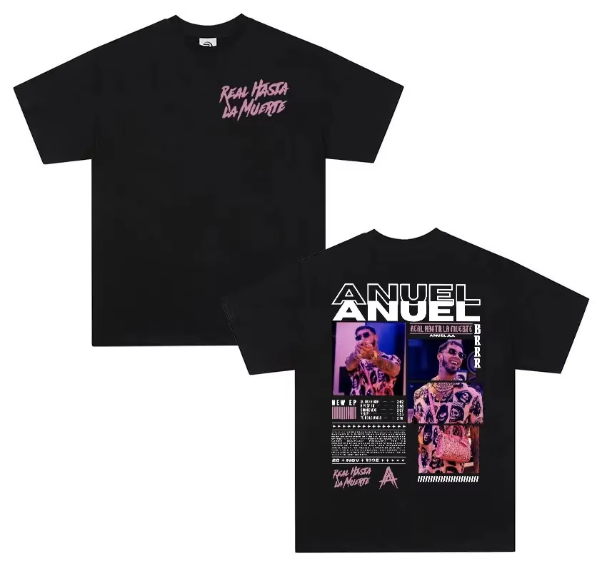 Rapper ANUEL AA Real Hastala M - Women'S Real Y2K Fashion review and price