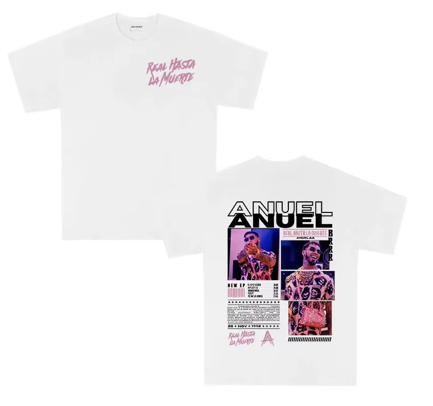 Rapper ANUEL AA Real Hastala M - Women'S Real Y2K Fashion review and price