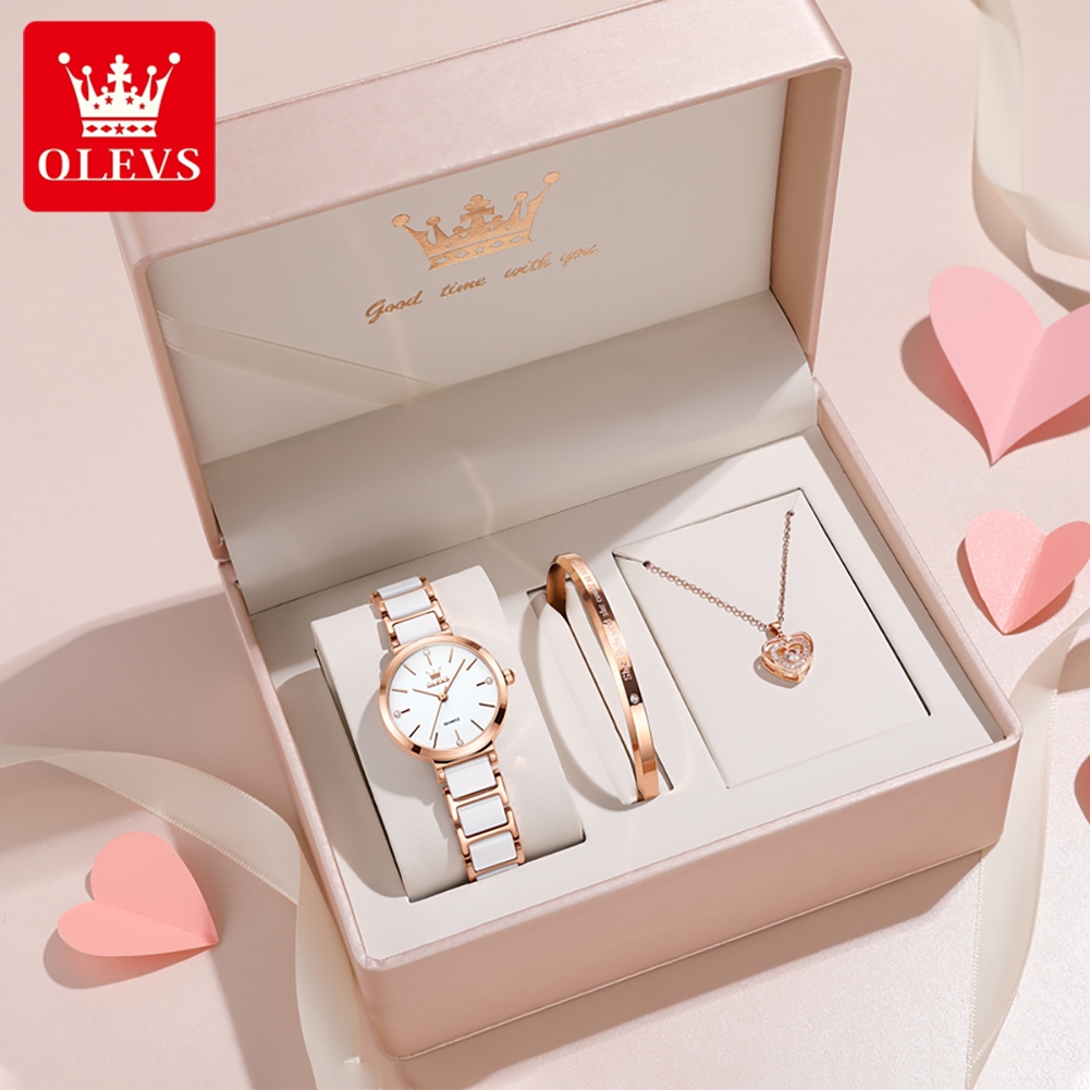 OLEVS Women Watch 5877 Luxury  - Fashion Women Watch review and price