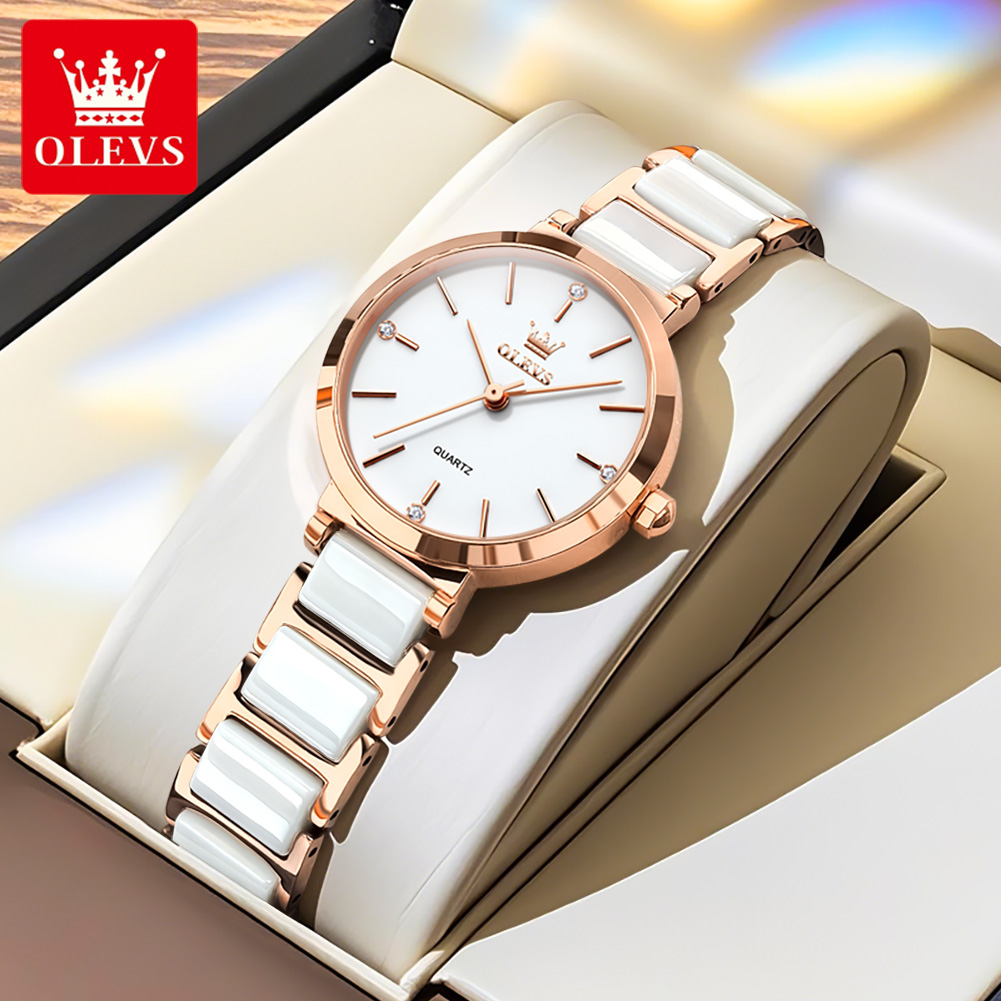 OLEVS Women Watch 5877 Luxury  - Fashion Women Watch review and price
