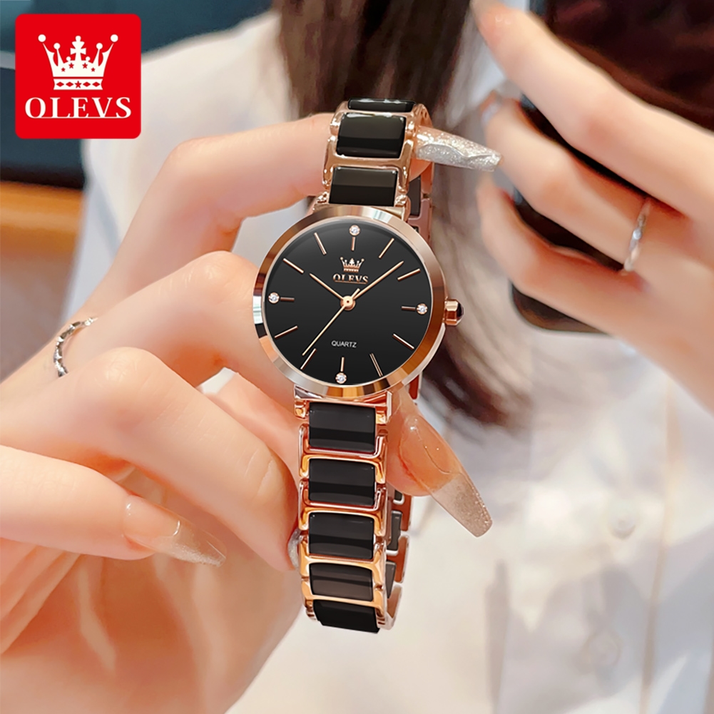 OLEVS Women Watch 5877 Luxury  - Fashion Women Watch review and price