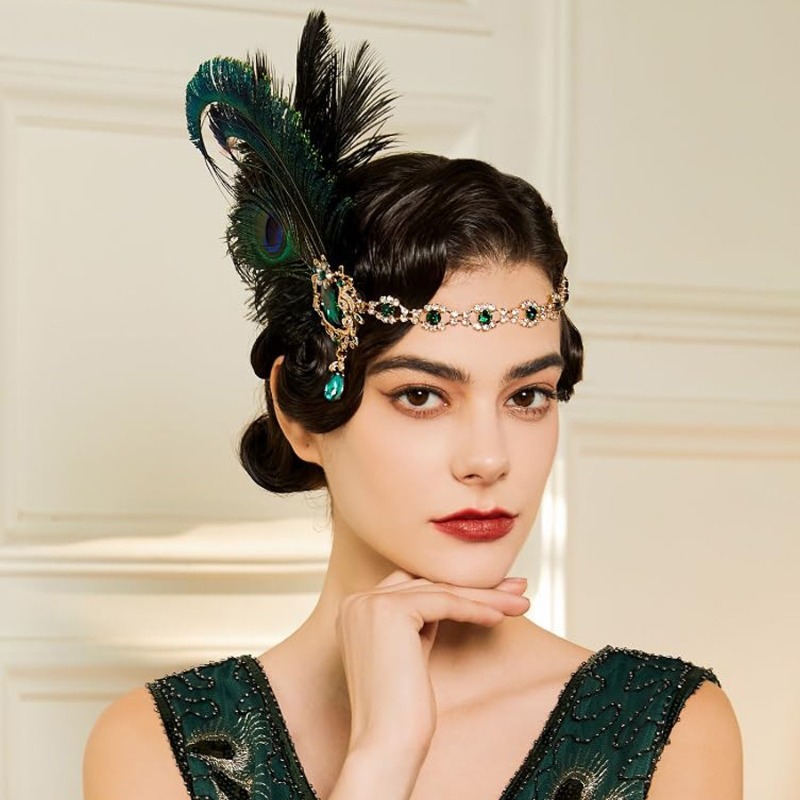 1920s Flapper Peacock Feather  - Women'S Fashion Roaring 20S review and price