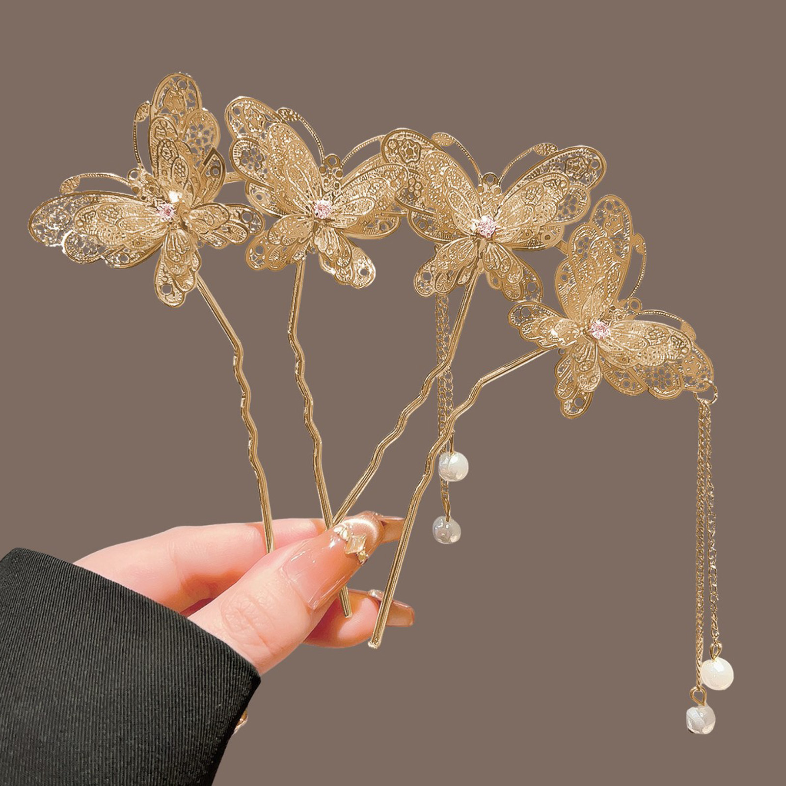 Neo Chinese Double Butterfly T - Women Fashion Hair Style review and price