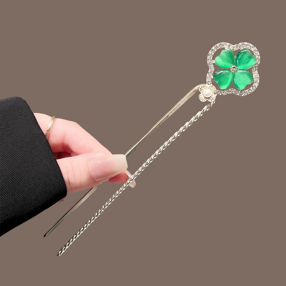 1pc Fashion Niche Four Leaf Cl - Women Fashion Hair Style review and price