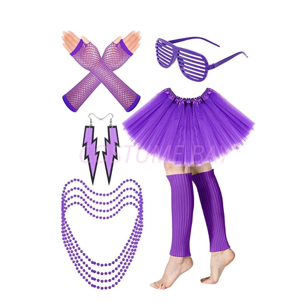 PESENAR Womens Neon 80s Tutu S - Women'S Fashion From The 80S review and price