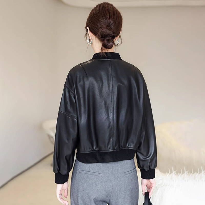 American Retro Faux Leather Ja - Women'S Fashion Bomber Jacket review and price