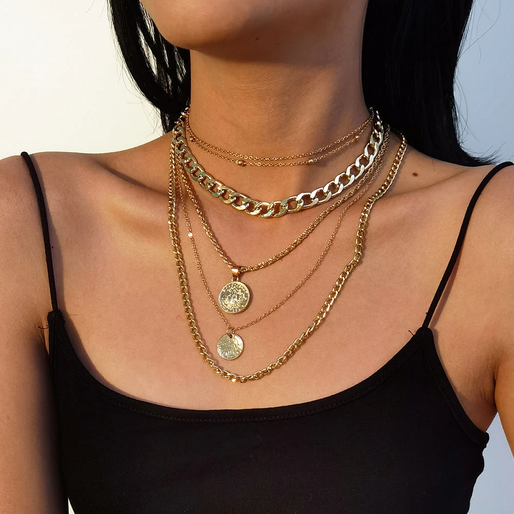 2022 Collar Punk Thick Chain G - Women'S Fashion Show 2022 review and price