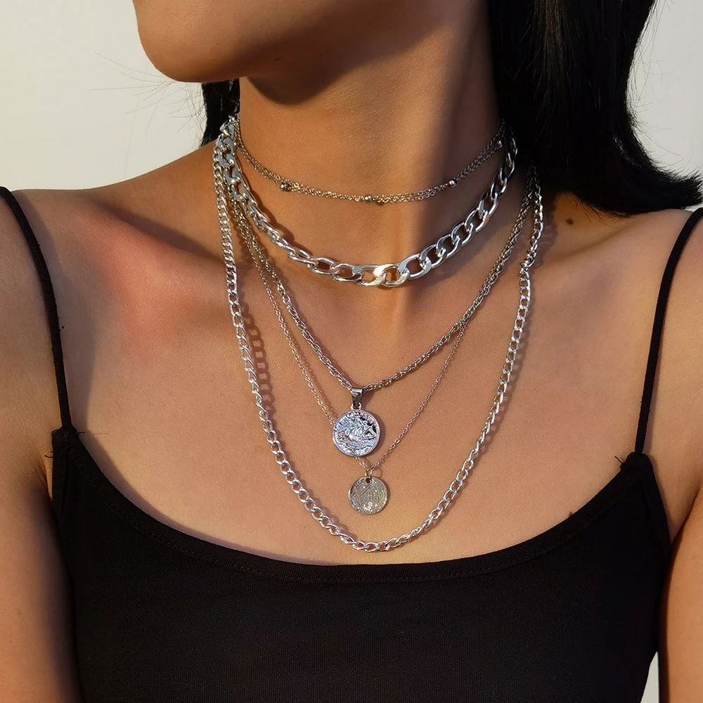 2022 Collar Punk Thick Chain G - Women'S Fashion Show 2022 review and price