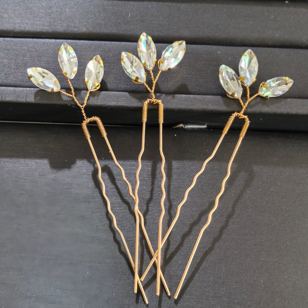 3pcs/set Pearl U-shaped Hairpi - Women Fashion Hair Style review and price