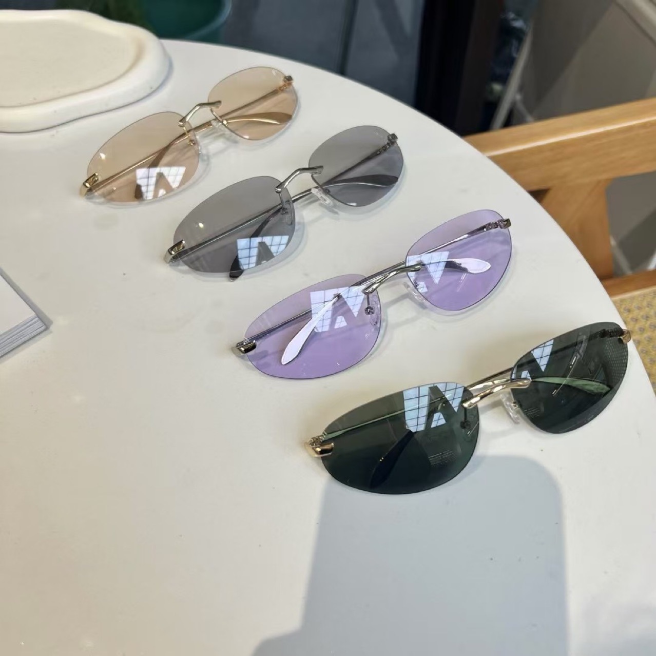 UV400 Rimless Shades, Cat Eye  - Women'S Fashion Essentials review and price