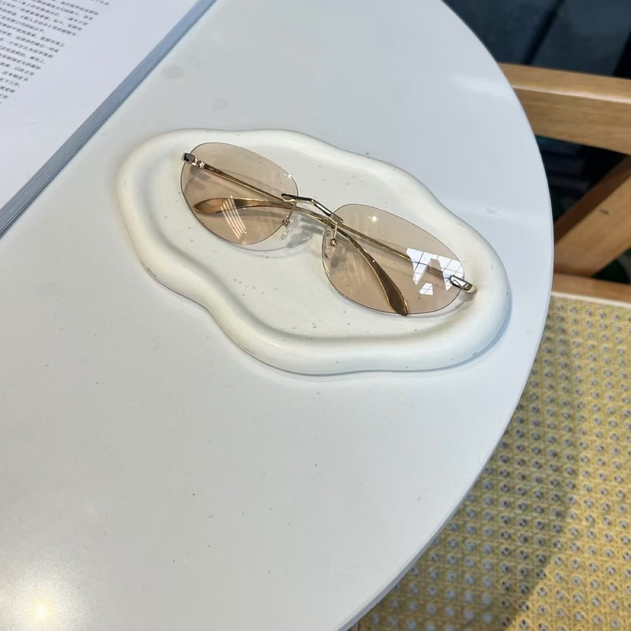 UV400 Rimless Shades, Cat Eye  - Women'S Fashion Essentials review and price