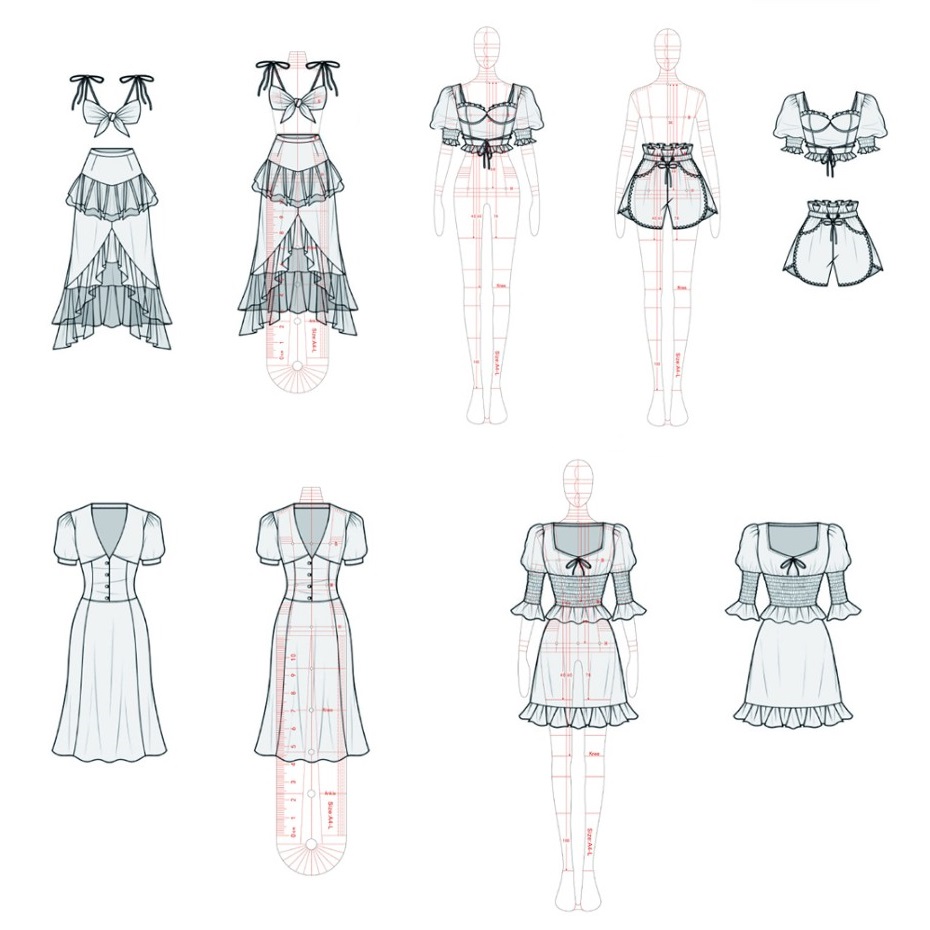 Women Fashion Drawing Ruler Fi - Women Fashion Figure Template review and price