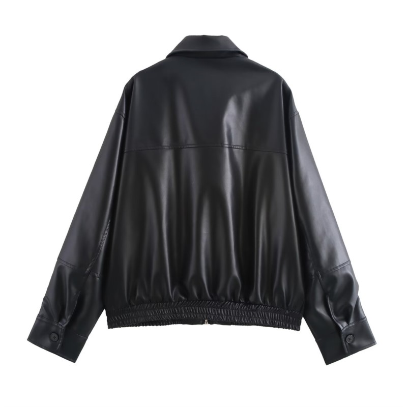Vintage PU Leather Bomber Jack - Women'S Fashion Bomber Jacket review and price