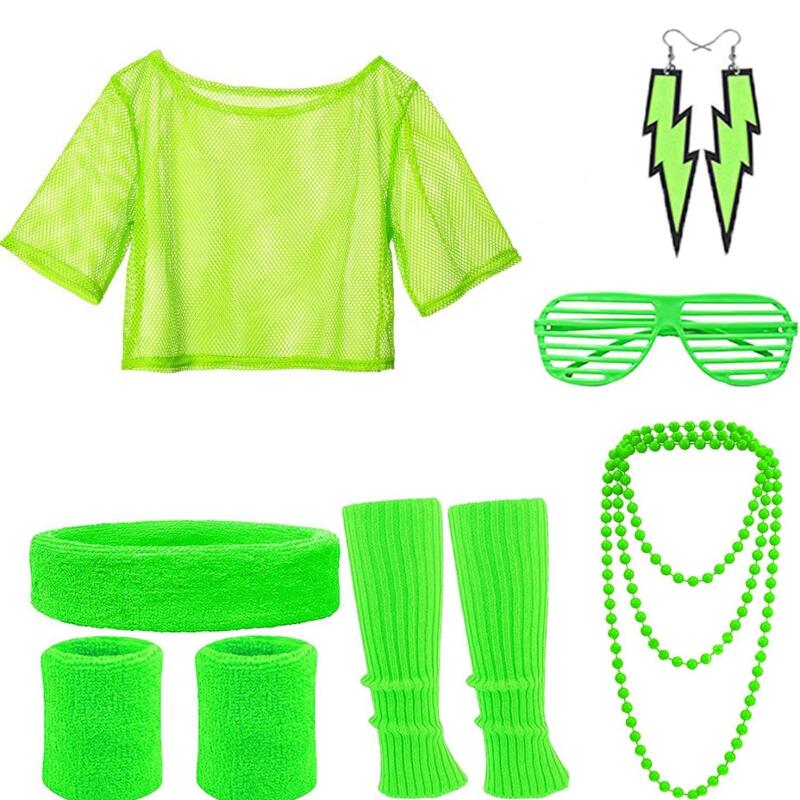 80s Hippie Disco Outfit Set Ne - Women'S Fashion From The 80S review and price