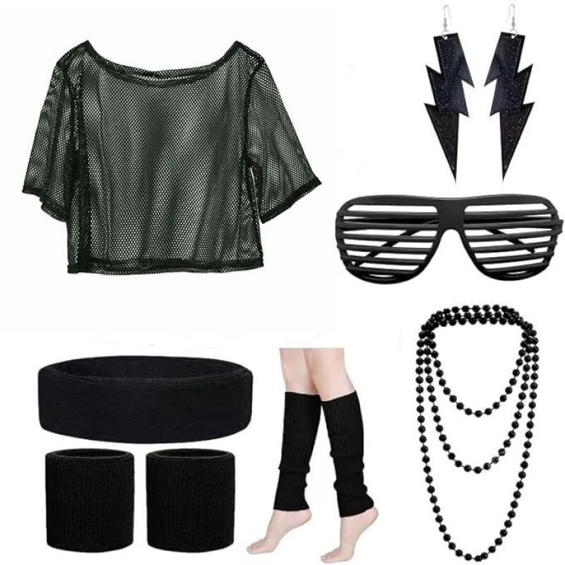 80s Hippie Disco Outfit Set Ne - Women'S Fashion From The 80S review and price