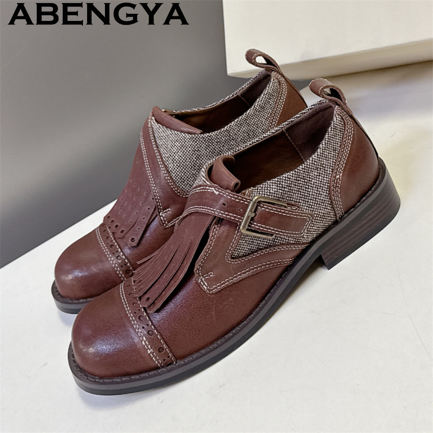 Brown Black Real Leather Lace  - Women Fashion Week 2026 review and price