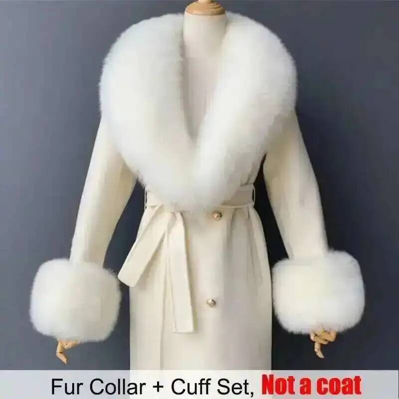 Real Fur Collar And Cuffs Set  - Women'S Fashion Essentials review and price
