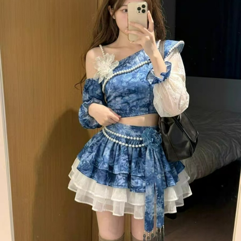 Japanese Style Vintage Elegant - Asymmetric Top Women review and price