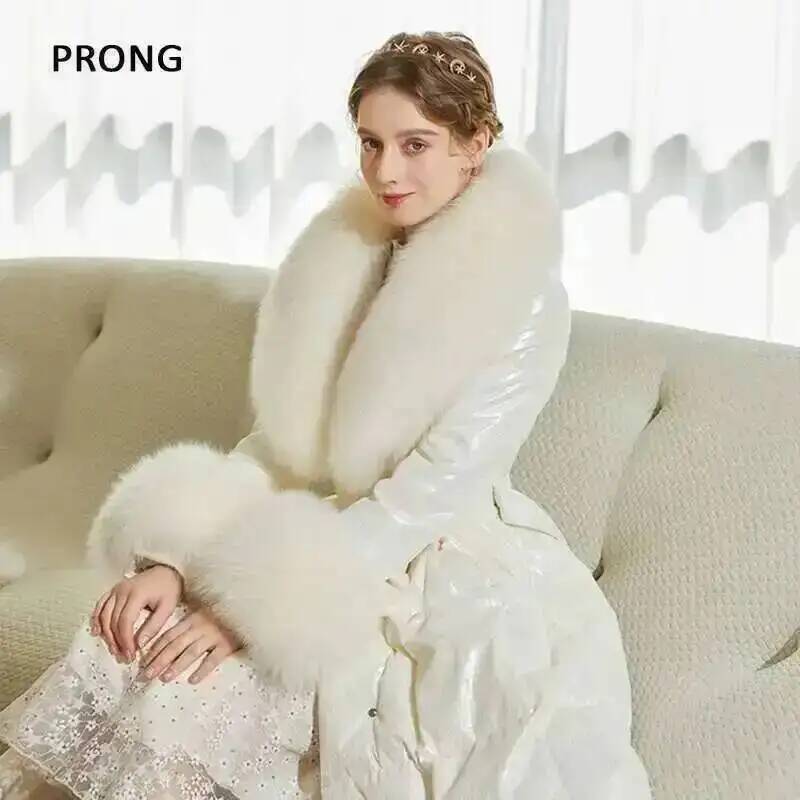 100% Real Fox Fur Collar Winte - Women'S Fashion Essentials review and price