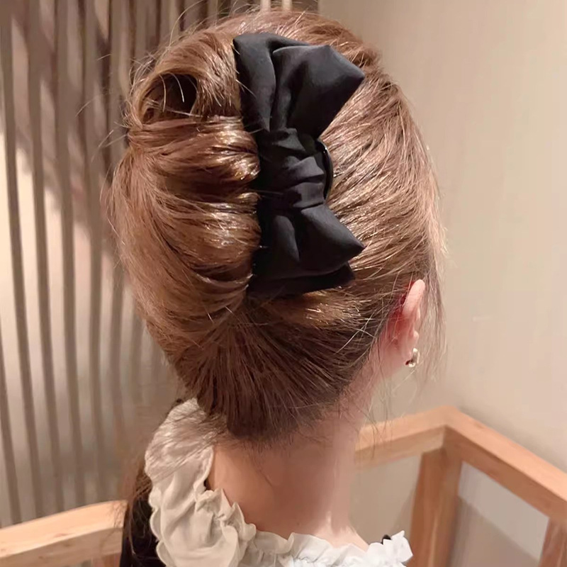 Chic Korean-Style Bow U-Shaped - Women Fashion Hair Style review and price