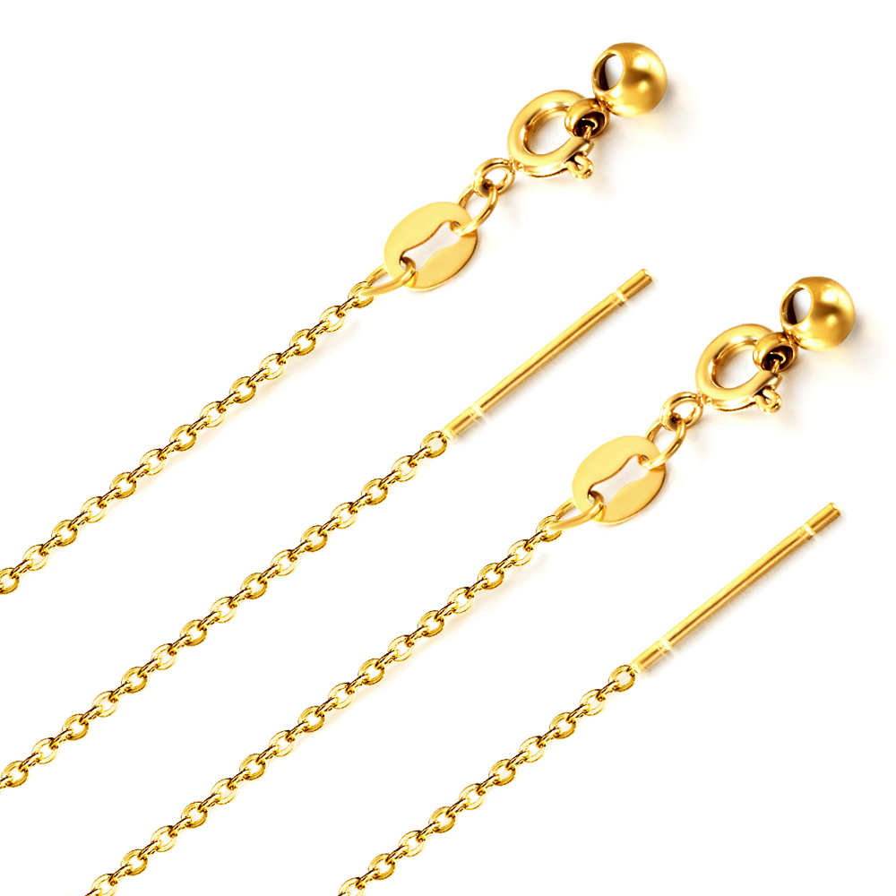 LUXUKISSKIDS 1mm O Chain Neckl - Women'S Fashion Show 2022 review and price