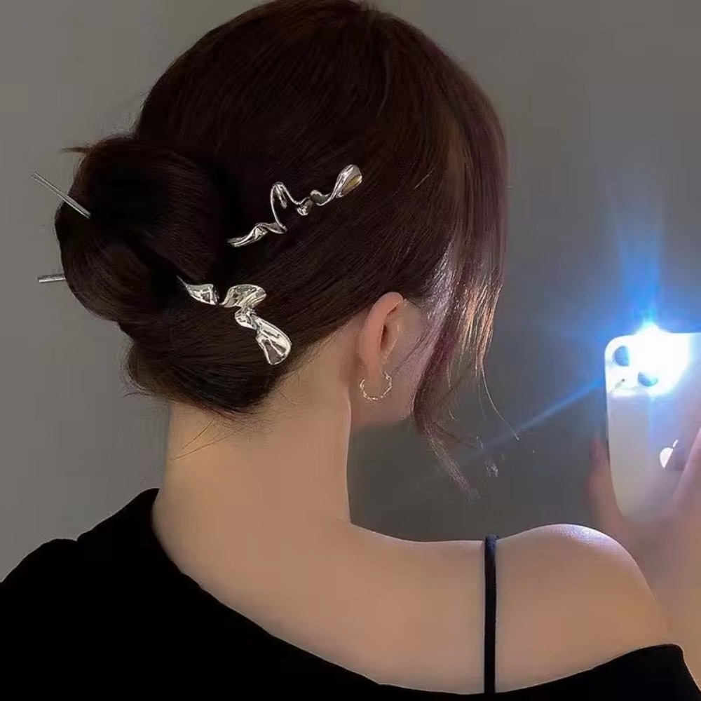 New Punk Metal Simple Hair pin - Women Fashion Hair Style review and price