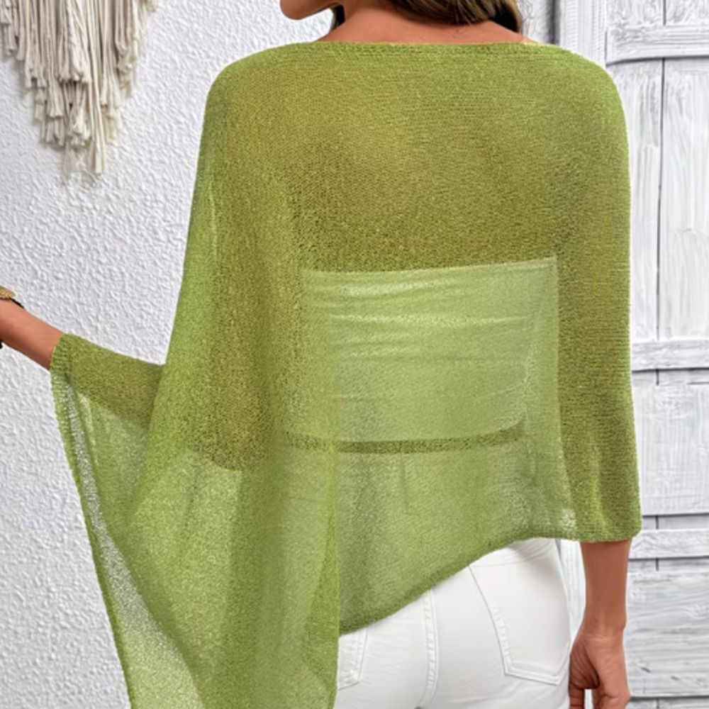 Stylish Off Shoulder Poncho To - Asymmetric Top Women review and price