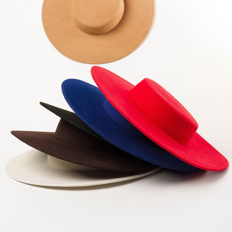 2022 Women Wide Big Brim Wool  - Women'S Fashion Show 2022 review and price