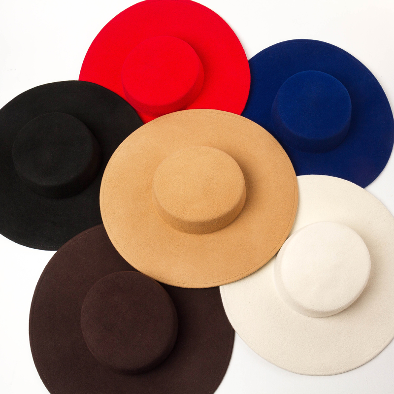 2022 Women Wide Big Brim Wool  - Women'S Fashion Show 2022 review and price